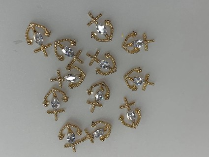 Diamantes de imitación - joyas - superposiciones