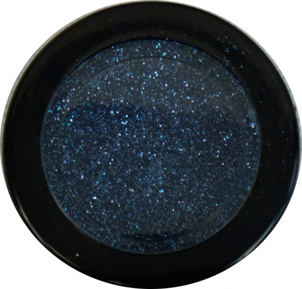 Glitter - medium mellemblå